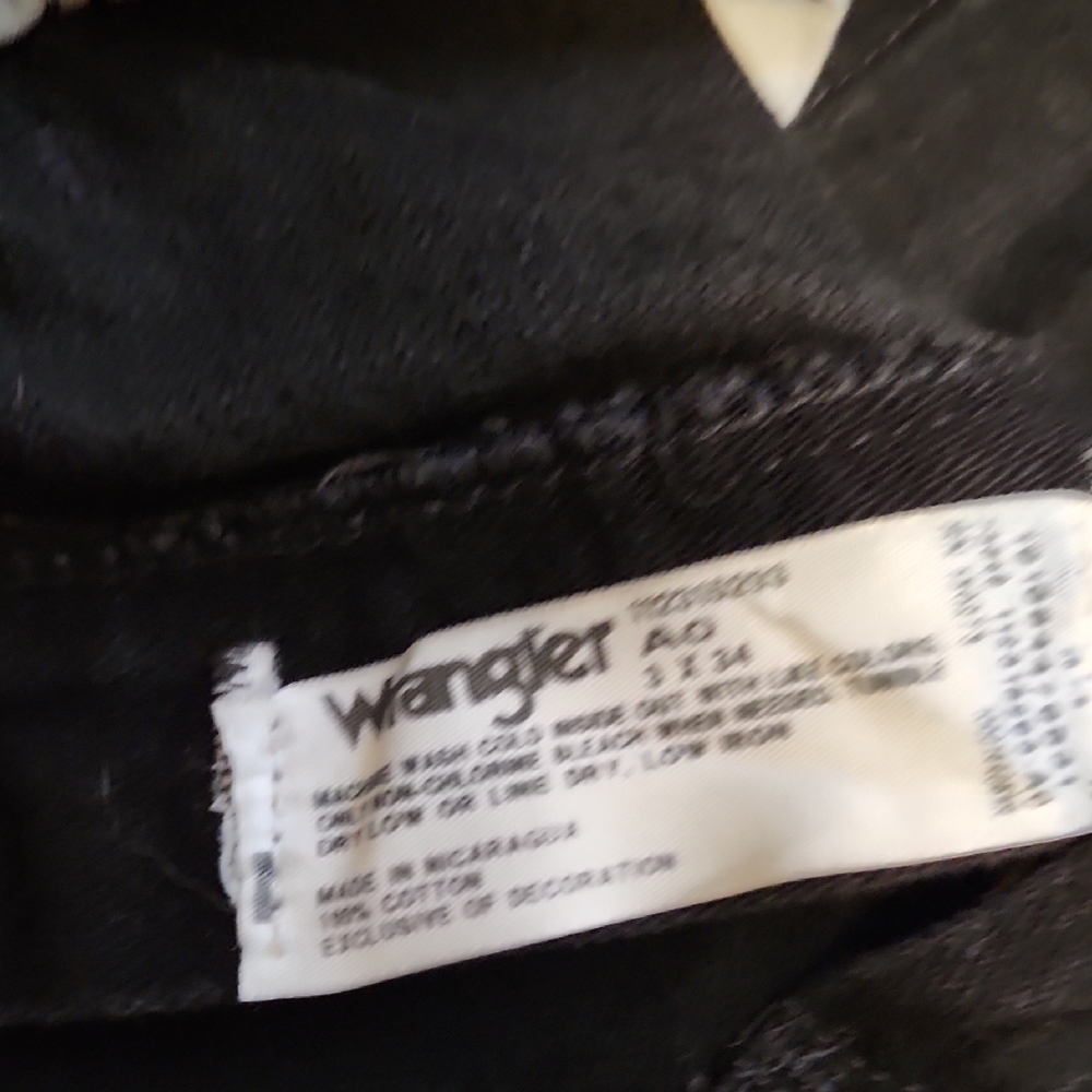 Wrangler Men's Dark Jeans - Picture 3 of 3